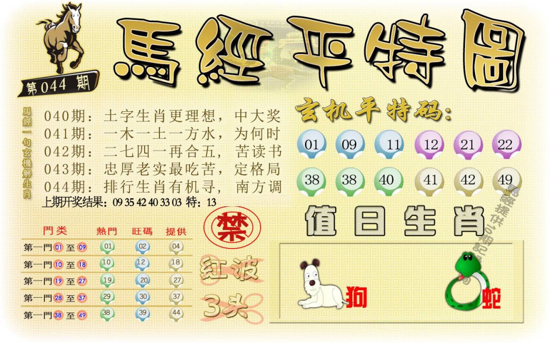 044期马经平特图[图]