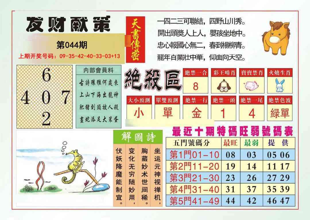 044期发财献策[图]