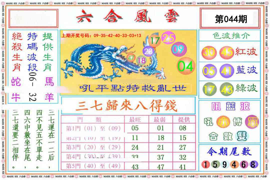 044期六合风云《另版》[图]