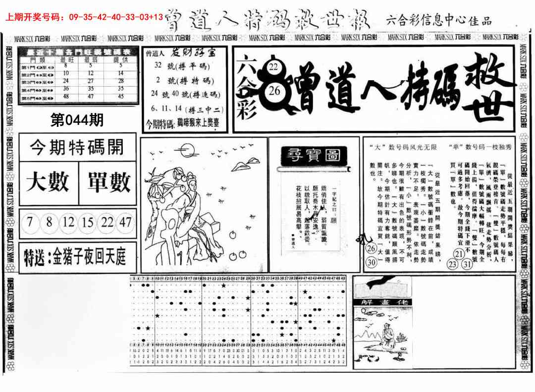 044期曾道人特码救世A[图]