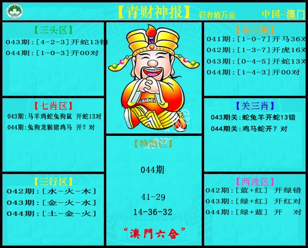 044期青财神[图]