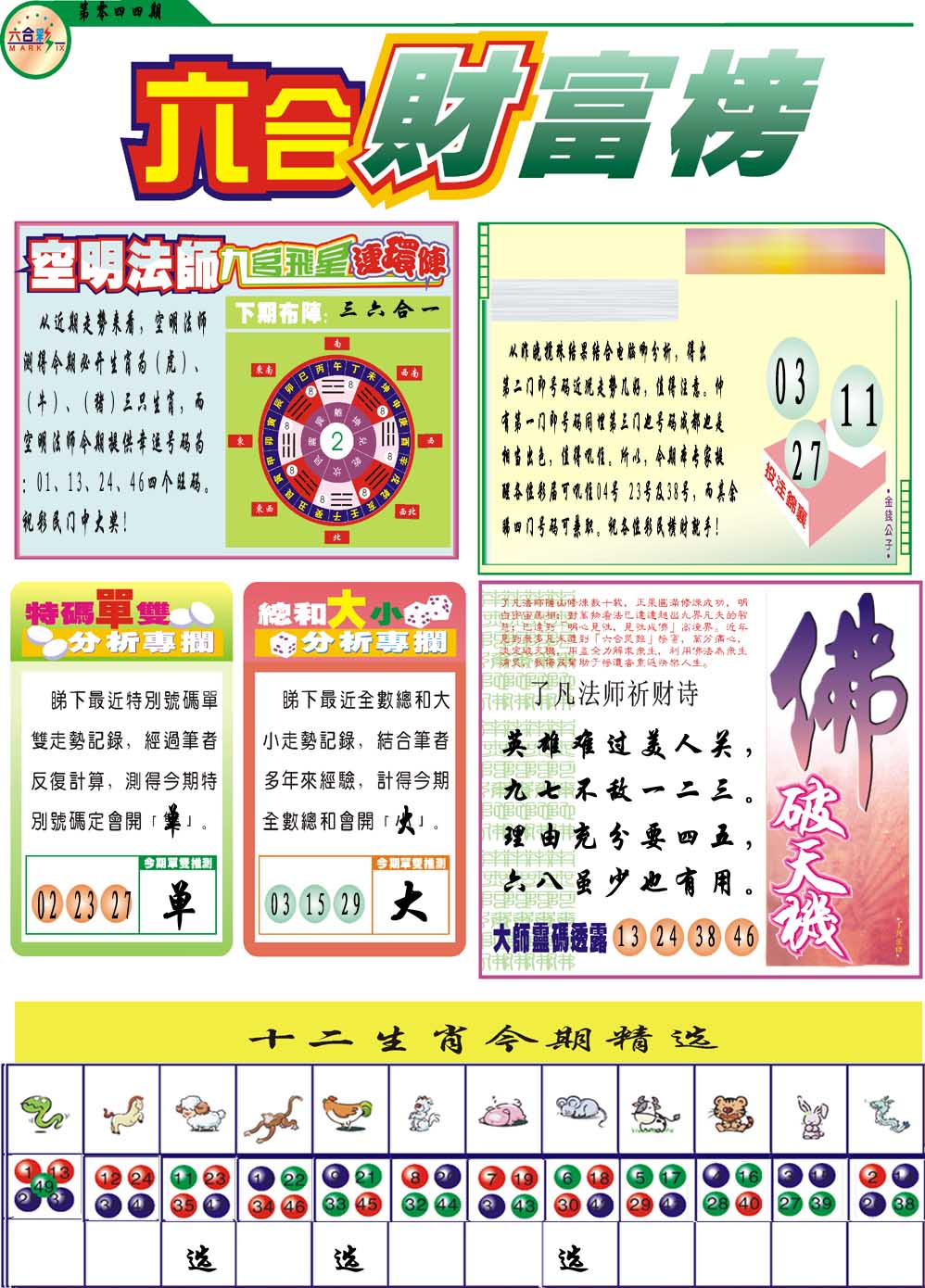 044期财富榜[图]