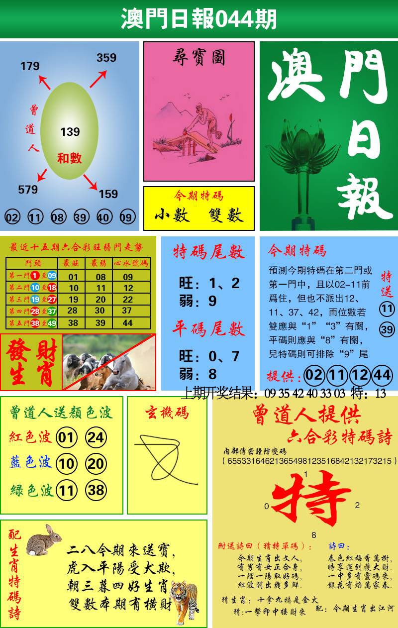 044期澳门日报[图]