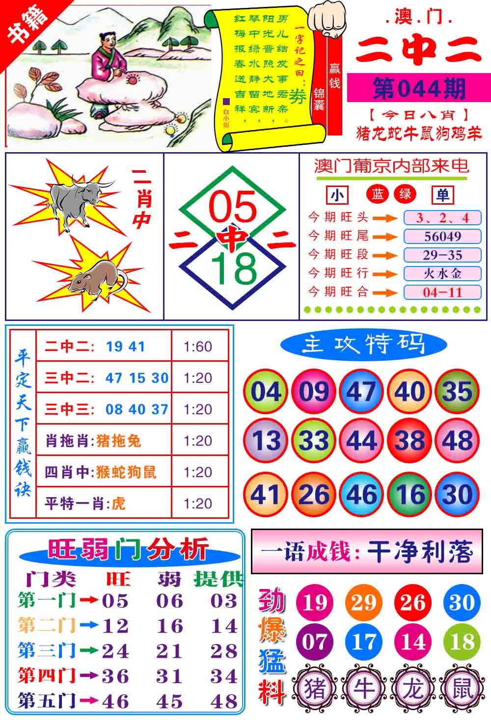 044期澳门平天下[图]