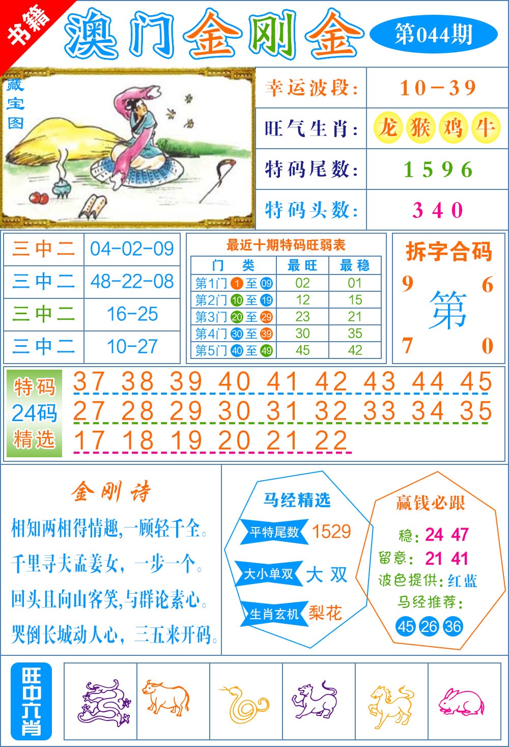 044期澳门金刚金[图]