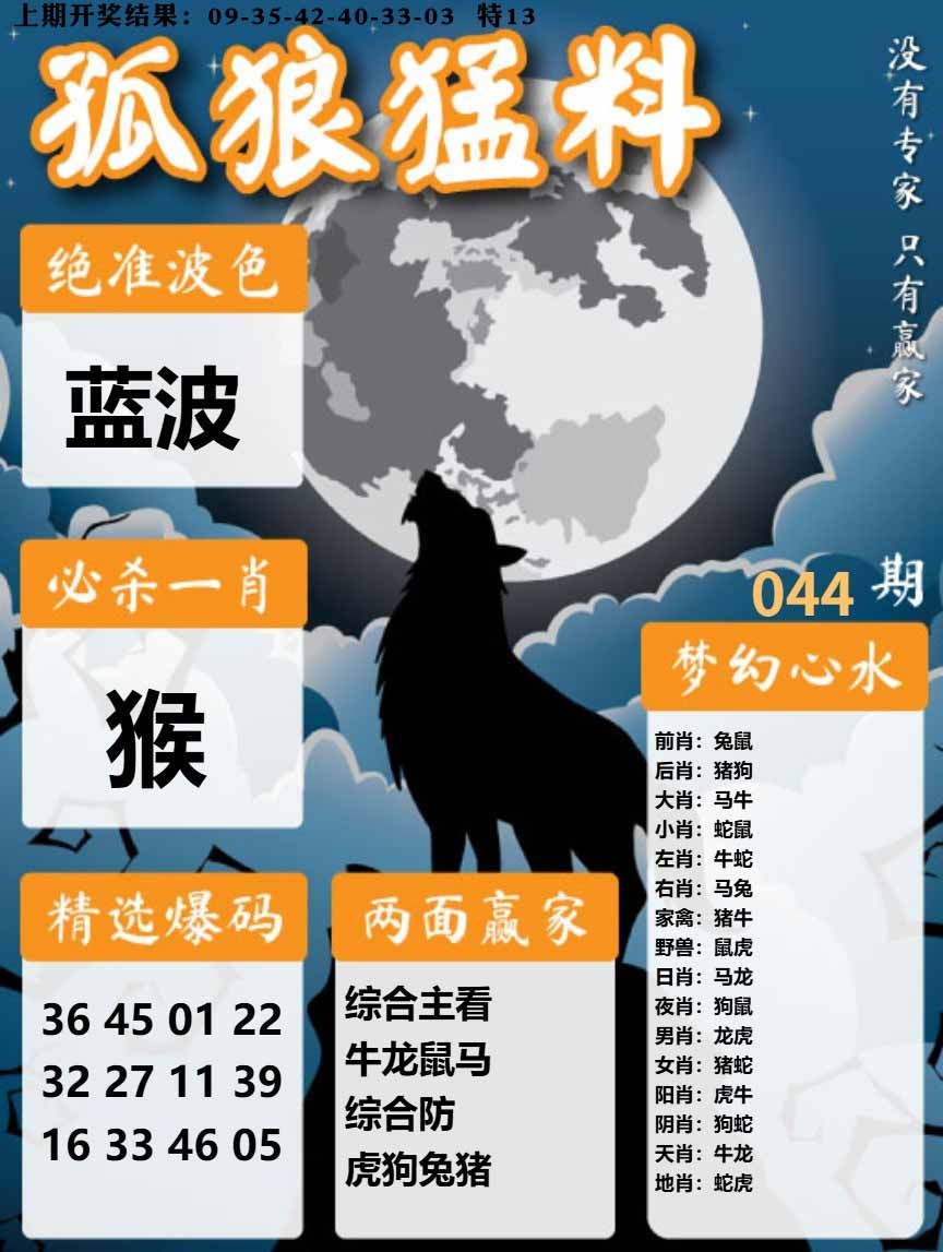 044期孤狼猛料[图]