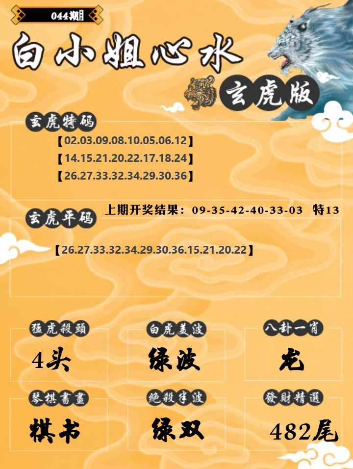 044期白小姐玄虎[图]